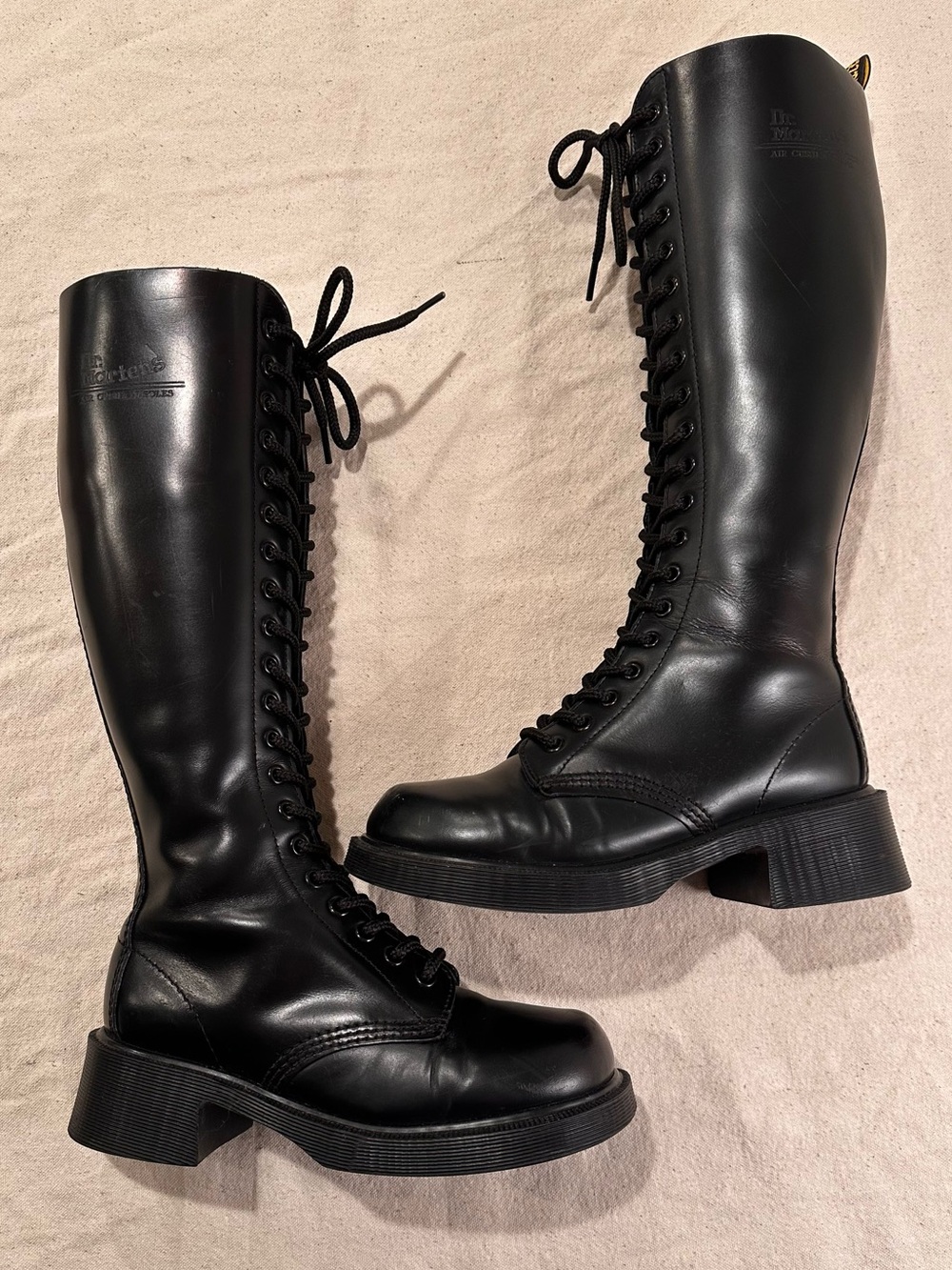 Dr.martens Vintage Women's Black Knee High 90s 1420/92 Boots
